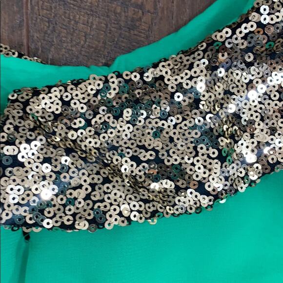 Vero Moda Kelly green sheer split sleeve top - Picture 4 of 5